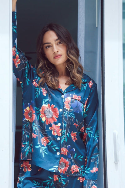 Subtle Luxury Top Bed to Brunch Piper Shirt | Summer Bloom Print | Subtle Luxury