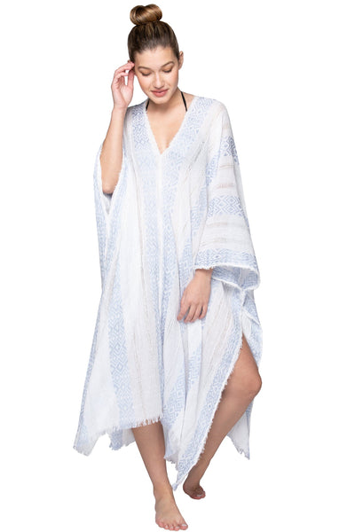 Sweet Dreams Print | Maxi Kaftan Coverup Sundress - Subtle Luxury