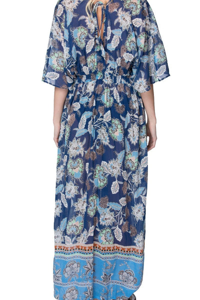 The Oasis Print Maxi Sundress Coverup - Subtle Luxury