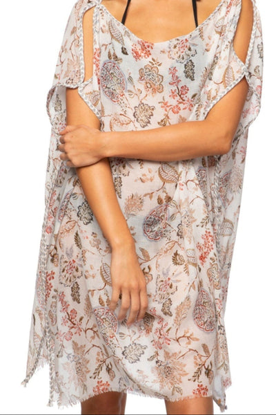 Victorian Floral Print Corinthian Sundress - Subtle Luxury