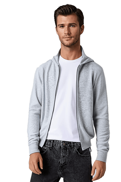 Washable Cashmere Unisex Hoodie Sweater - Subtle Luxury