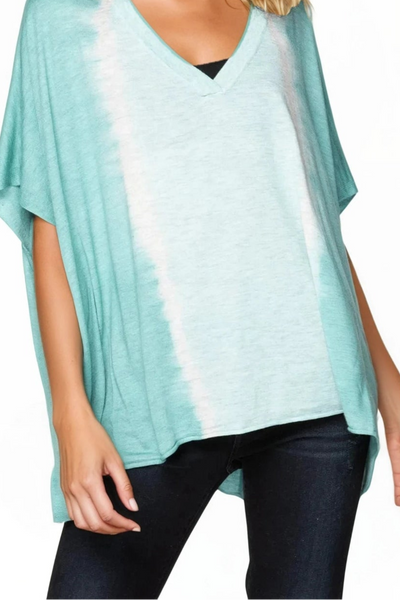 Zen Blend Luisa V - Neck Sweater Knit Poncho - Subtle Luxury