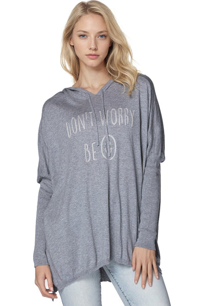 Zen Blend Sweater S/M / Don't Worry Be Happy / Smoke-Surf Zen "Reese" Hoodie Pullover - Don't Worry Be Happy Embroidery