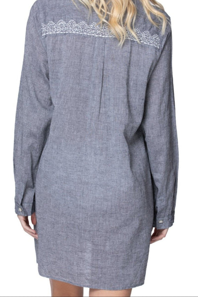 Ziggy Button Down in Chambray - Subtle Luxury