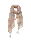 Spring Clouds Pastel Cameo Sheer and Soft Print Scarf Wrap Sarong