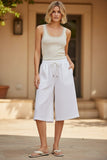 Everyday Rayon Stretch Jersey Knit Long Length Cami with Mesh Trim Neckline
