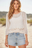 Almost Vintage Cluny Lace Crop Top