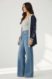 Maddie Reversible Zen Blend Hoodie with Embroidery on Sleeves