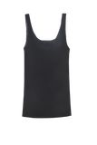 ALCTMRL-BLACK_Everyday_Rayon_Stretch_Jersey_Knit_Long_Length_Cami_with_Dotted_Mesh_Trimblack
