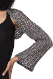 Vintage Knit Shimmer Shrug by Almost Vintage