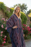 Abstract Jungle Print-Navy | Maxi Kaftan Coverup Sundress