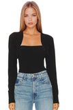 Black Cashmere Shrug Arm Cover Sweater