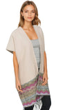 Plaid Poncho