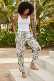 Bailey Beach Drawstring Pant in Blooming Paradise Printbailey-beach-pant-in-blooming-paradise- whiteprint-42424913101045_AIFashionModels