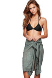 Braided Multi Wear Coverup Sarong in Twilight Jacquard Fabric 2