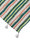 CL19 Citrus Stripe Fabric swatch Closeup 2