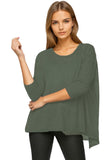 100% Cashmere Loose & Easy Crew Sweater -New Colors