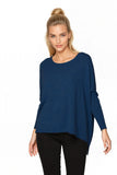 100% Cashmere Loose & Easy Crew Sweater -New Colors