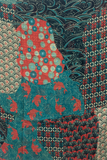 Isle Coverup Kaftan Short Dress – Okinawa Patchwork Print