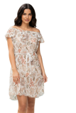 Catalina Ruffle Coverup Sundress in Sheer and Soft Victorian Floral Print 2