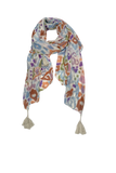 Color Impressions Luxury Print  Multi-Wear Wrap Scarf 