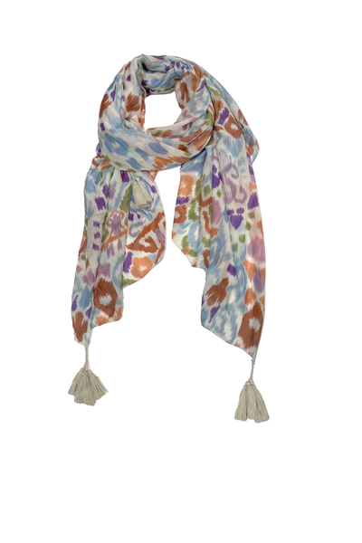 Color Impressions Luxury Print  Multi-Wear Wrap Scarf 