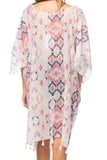 Cosmic Drama Sheer and Soft Print | Marina Coverup Sundress red
