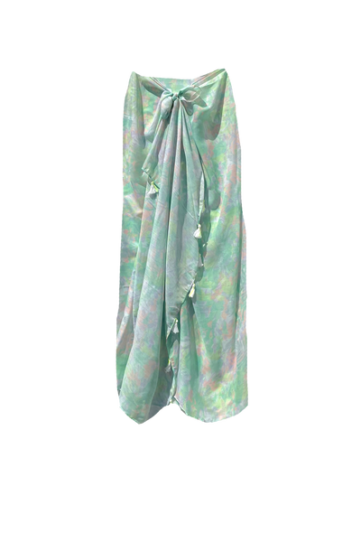 D11-S  Fern_ Floral Print Sarong