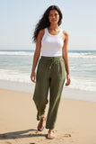 Double Gauze Cotton Getaway Beach House in Lots of Colors olive green
