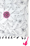 EMB3-Black-Pink-Floral Stitches embroidery