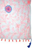 EMB3-Orange-Blue Embroidery Swatch