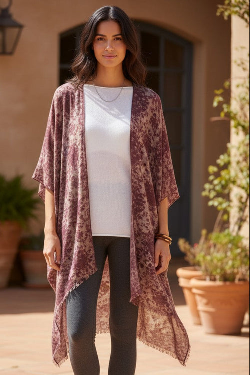 Extra_Fine_Wool_Soft_and_Cozy_Subtle_Design_Print_Kimono_L6 Gemma Maroonn_Floral