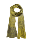 F12K12Ombre Marled Chunky Knit Fall Winter Scarf Mustard Yellow