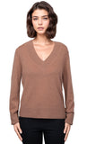 100% Cashmere Favorite Fitted V-Neck Sweater
