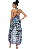 Free Spirit Multi-Wear Resort Coverup in Animal Kingdom Blue Print