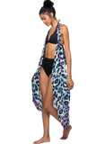Free Spirit Multi-Wear Resort Coverup in Animal Kingdom Blue Print