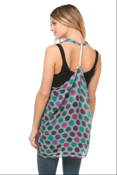 Dot  Vest Layering Style