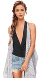 Free Spirit Multi Wear Coverup Vest in Lots of Dots Print