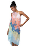 FSVS256 Pool to Party Free Spirit Multi-Wear 4-in-1 Coverup– Lava Lamp Pastel Print 3