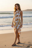 Free Spirit Multi Wear Coverup Vest in Resurgence Print in Multi