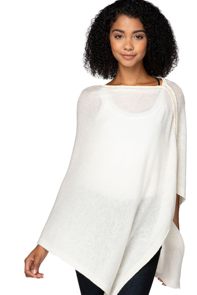 Be Golden Braided Trim Poncho