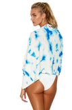 Be Golden 100% Cashmere Tie Dye Cashmere | Pool Colors