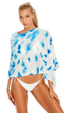 Be Golden 100% Cashmere Tie Dye Cashmere | Pool Colors