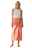 Gauze Light and Soft Solid Sarong Wrap Scarf coral