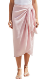 Gauze Light and Soft Solid Sarong Wrap Scarf pink