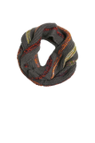 Multi Color Stripe Infinity Neck Warmer Scarf
