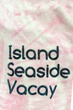 Tie-Dye Market Beach Inspired Tote Bag with Fringe