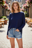 Jane Zen Blend Favorite Solid Soft and Cozy Crewneck Sweater