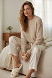 Josie Satin Rayon Lounge PJ Pant ivory