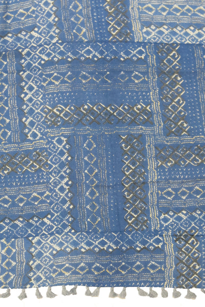Geo Scribble Print Kimono Coverup